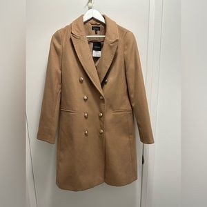 Topshop coat in Camel size 10